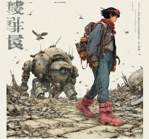 天堂漫画角色设定与商业插画的主视觉画面表现